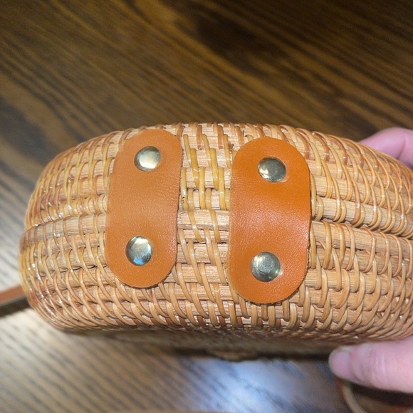 ROUND RATTAN SMALL PURSE/CROSSBODY - Picture 5 of 8